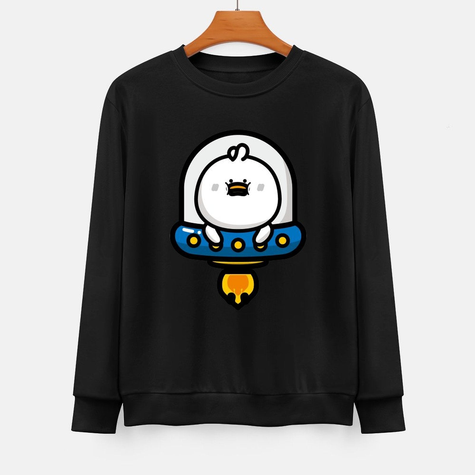 Front Patterned Long Sleeve TopAllSeason ClassicSeries